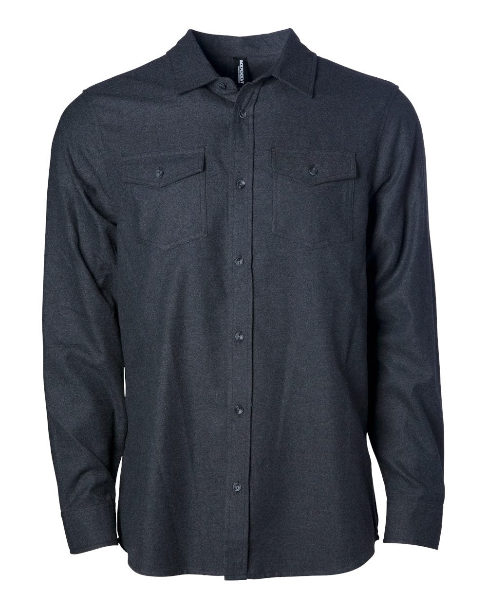 Independent Trading Co. Exp50f Flannel Shirt - Charcoal Heather