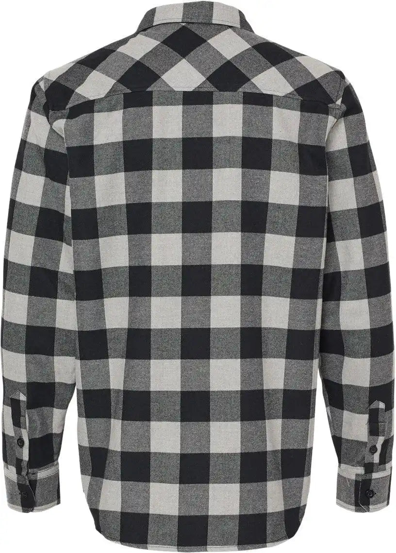 Independent Trading Co. Exp50f Flannel Shirt - Grey Heather Black - Heather/ / Xs