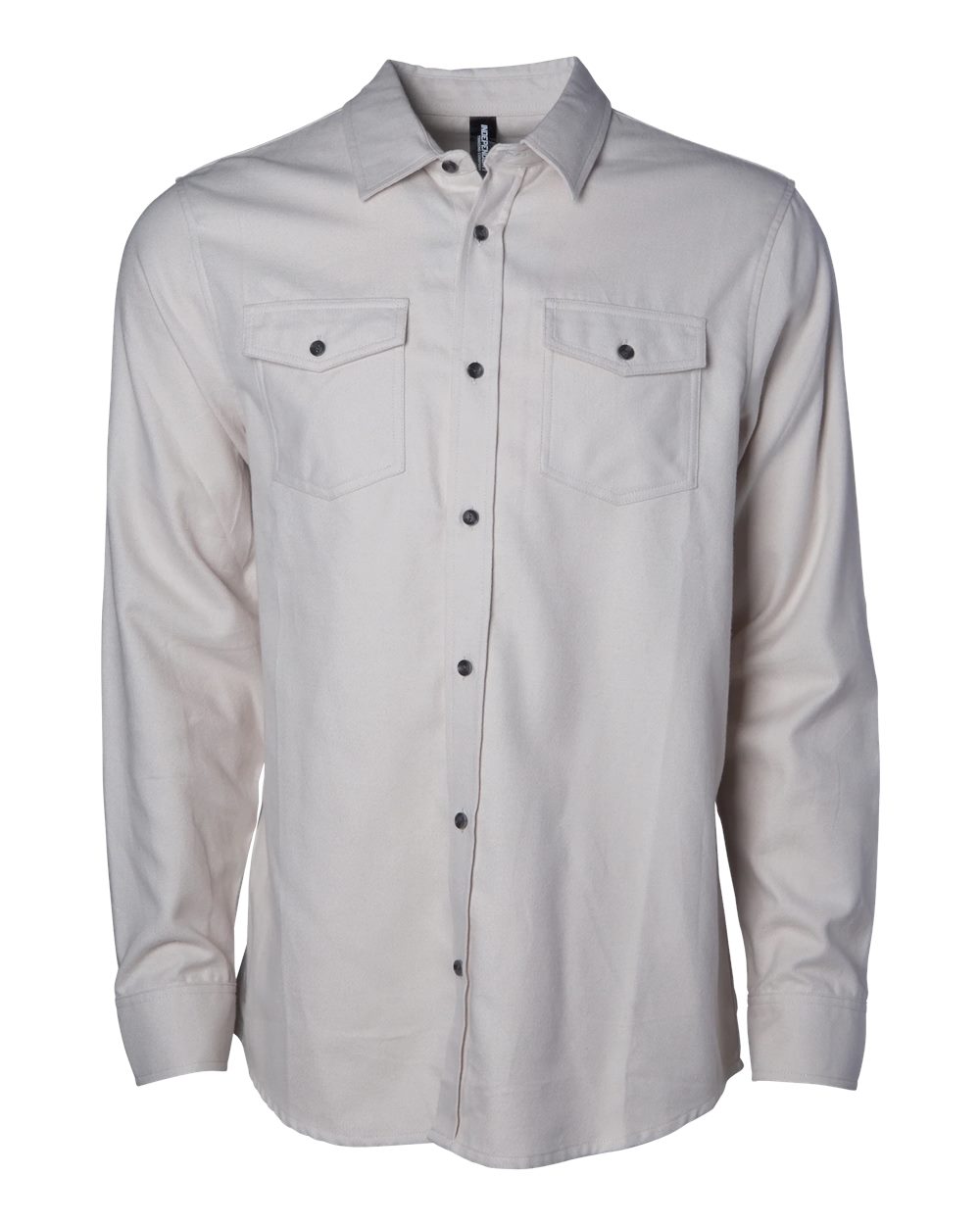 Independent Trading Co. Exp50f Flannel Shirt - Ivory Heather
