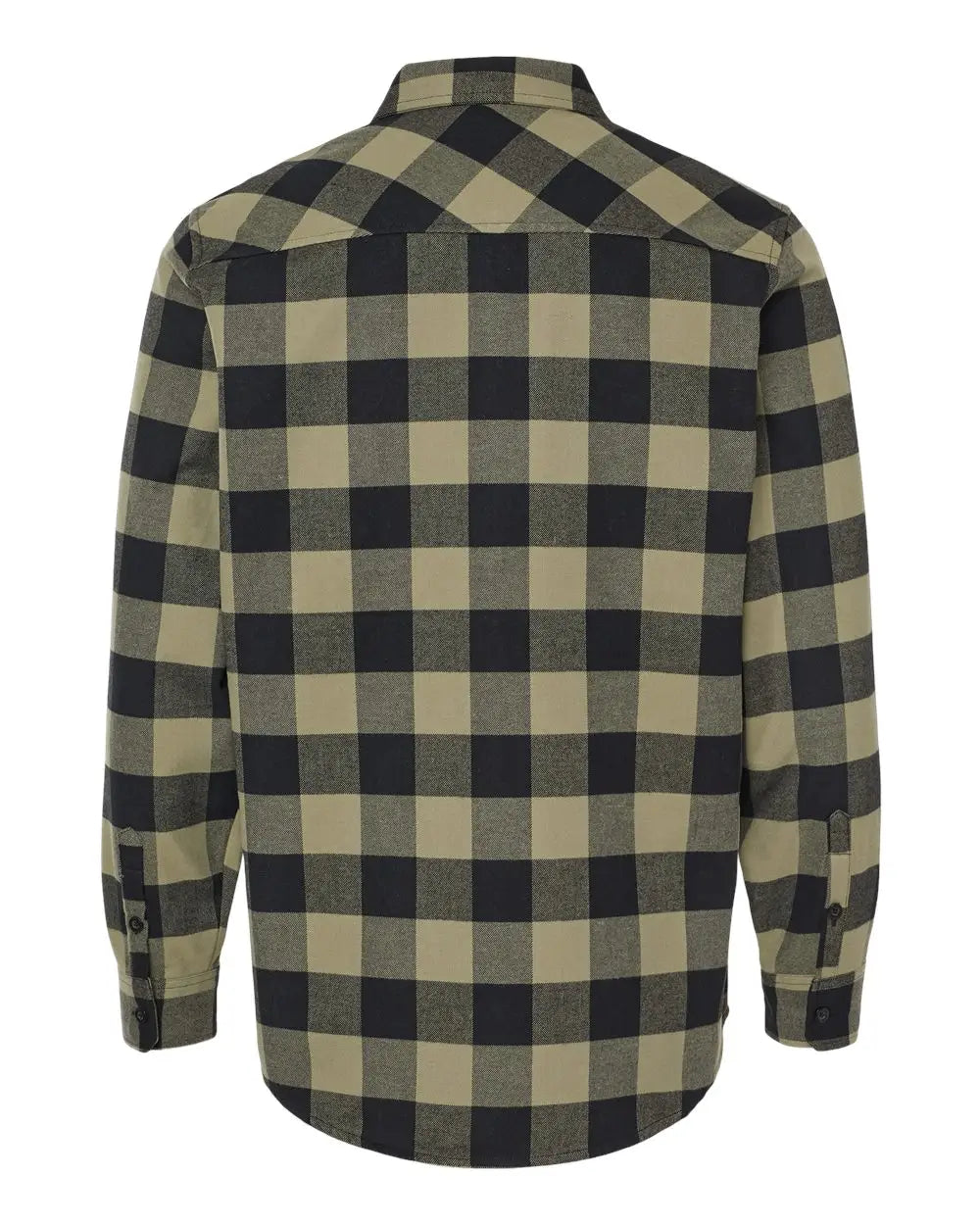 Independent Trading Co. Exp50f Flannel Shirt - Olive Black - Xs