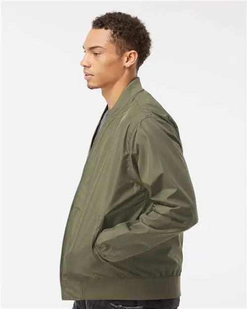Independent Trading Co. Exp52bmr Lightweight Bomber Jacket - Army