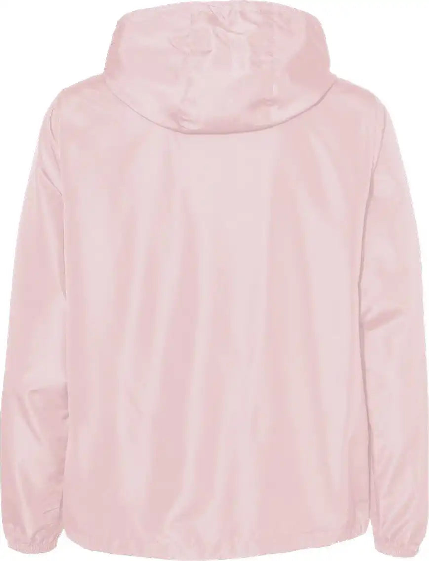 Independent Trading Co. Exp54lwp Lightweight Quarter-zip Windbreaker Pullover Jacket - Blush - Xs