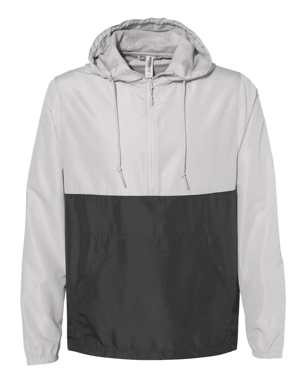 Independent Trading Co. Exp54lwp Lightweight Quarter-zip Windbreaker Pullover Jacket - Smoke Graphite - Gray Dark / Xs