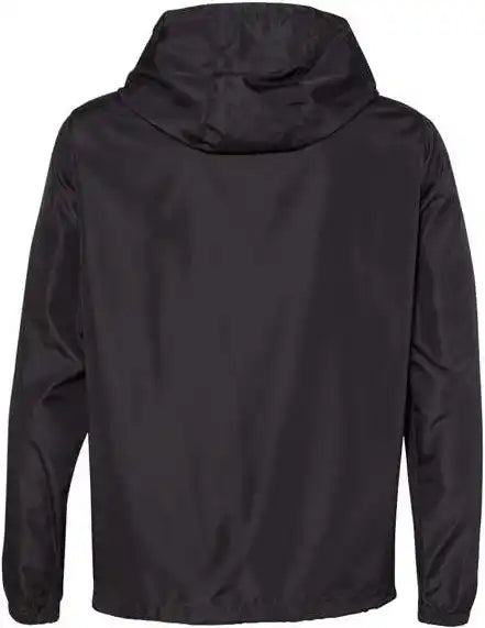 Independent Trading co Exp54lwp Unisex Lightweight Quarter-zip Windbreaker Pullover Jacket - Black
