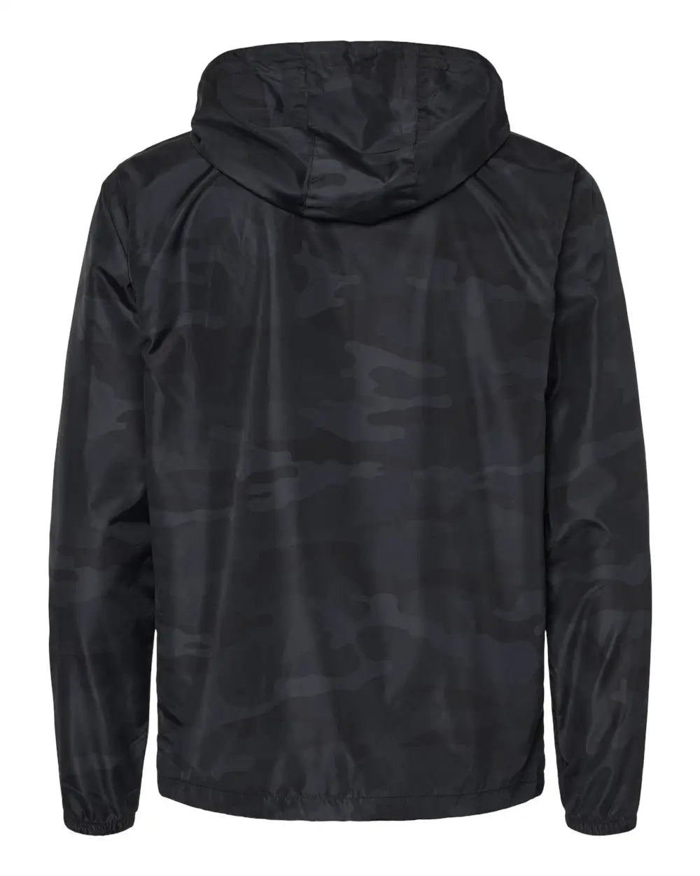 Independent Trading Co. Exp54lwz Lightweight Windbreaker Full-zip Jacket - Black Camo