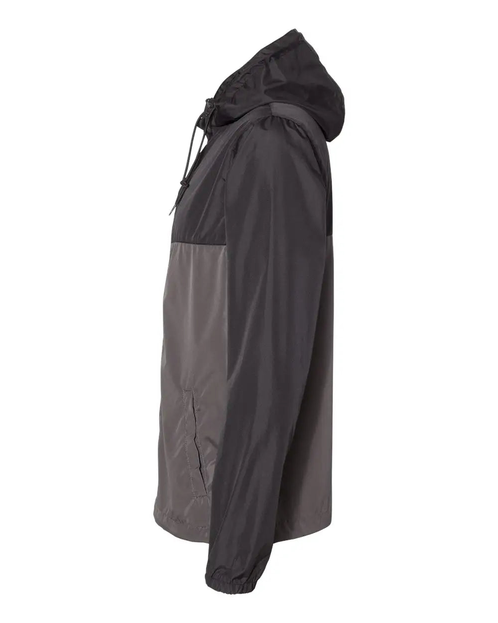 Independent Trading Co. Exp54lwz Lightweight Windbreaker Full-zip Jacket - Black Graphite