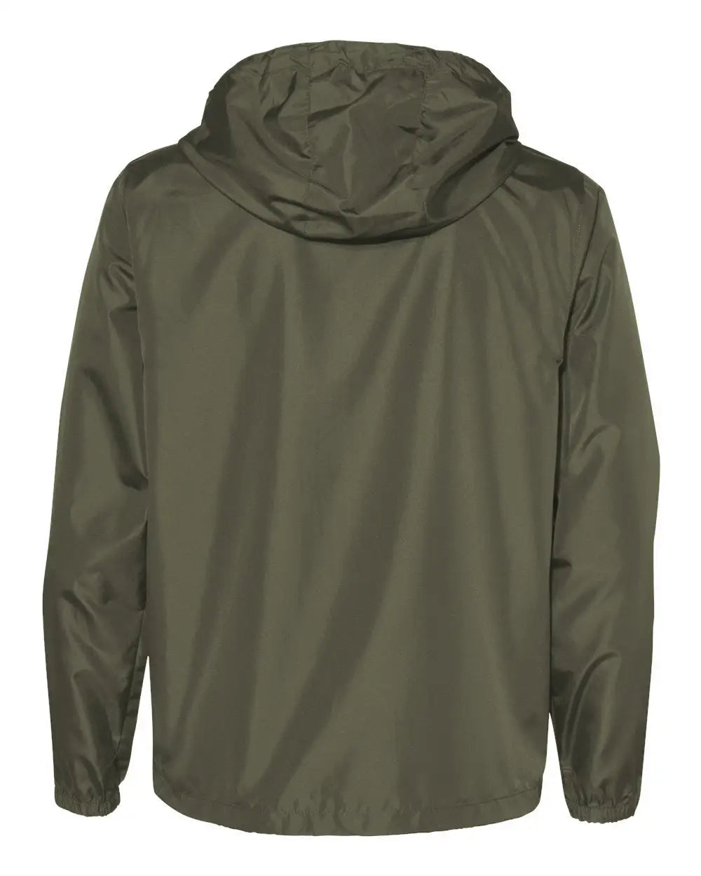 Independent Trading Co. Exp54lwz Lightweight Windbreaker Full-zip Jacket - Army