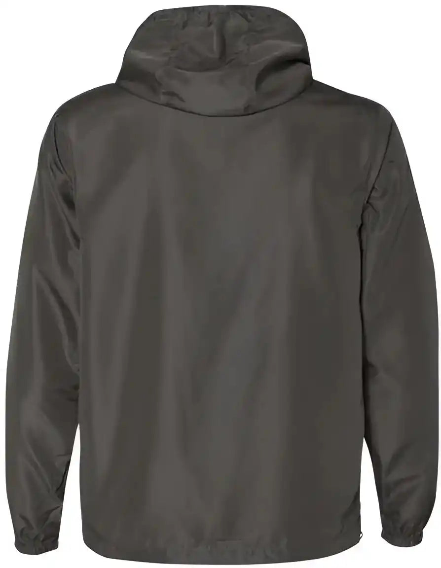 Independent Trading co Exp54lwz Unisex Lightweight Windbreaker Full-zip Jacket - Graphite