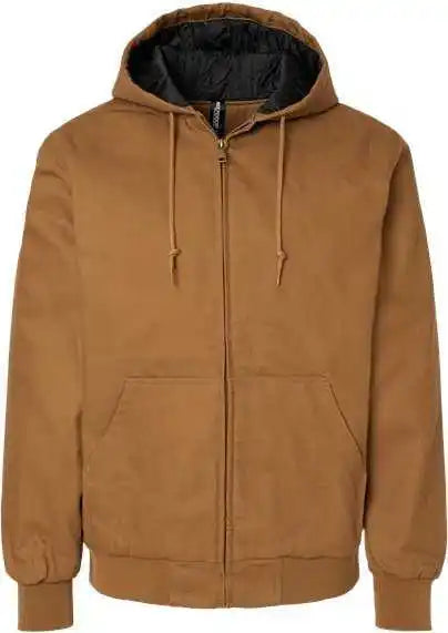 Independent Trading co Exp550z Insulated Canvas Workwear Jacket Saddle