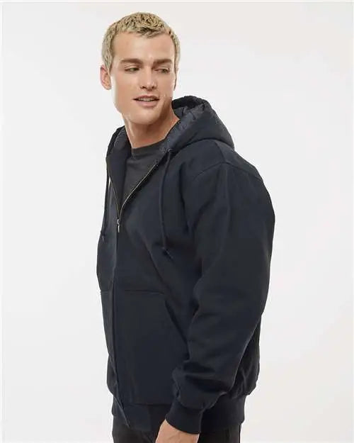 Independent Trading Co. Exp550z Insulated Canvas Workwear Jacket - Black