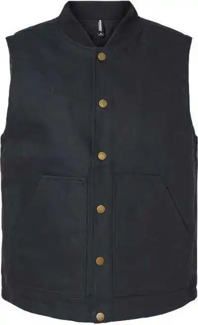 Independent Trading co Exp560v Insulated Canvas Workwear Vest - Black
