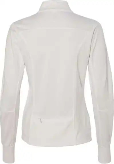 Independent Trading co Exp60paz Women’s Poly-tech Full-zip Track Jacket - White
