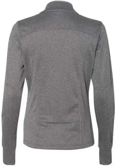 Independent Trading co Exp60paz Women’s Poly-tech Full-zip Track Jacket - Gunmetal Heather