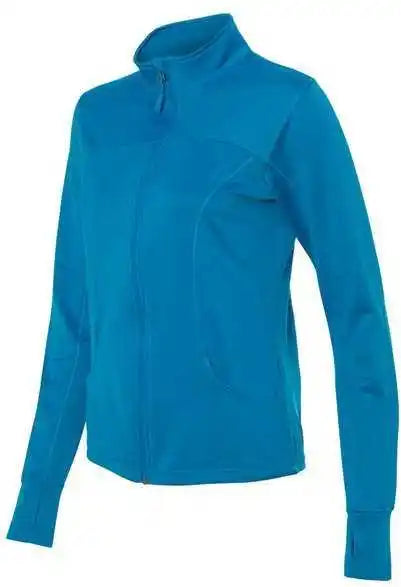 Independent Trading co Exp60paz Women’s Poly-tech Full-zip Track Jacket - Aster Blue