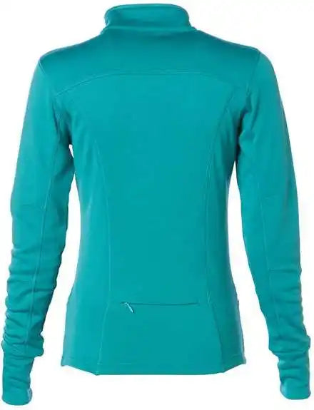 Independent Trading co Exp60paz Women’s Poly Tech Full Zip Track Jacket Lapis Green
