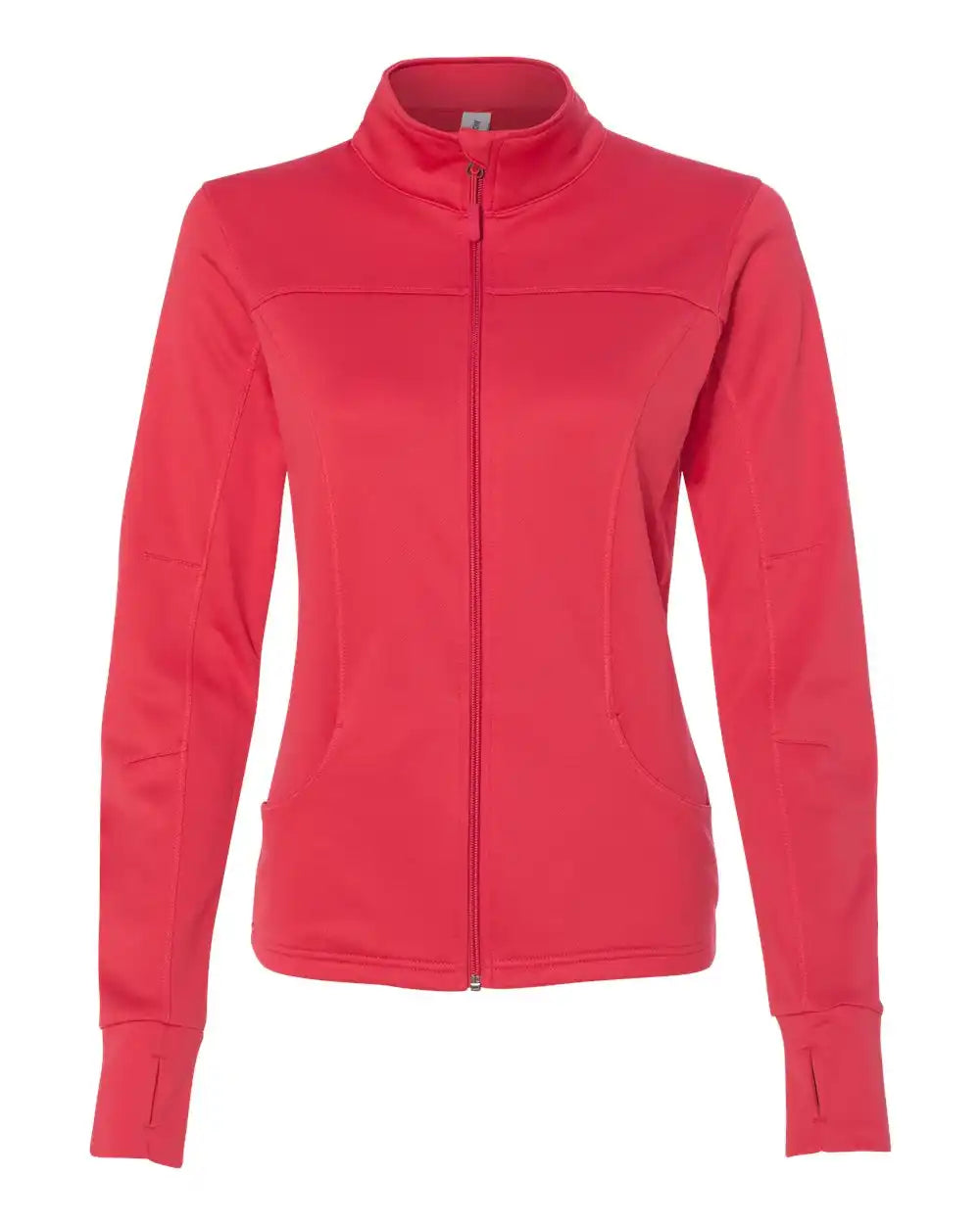 Independent Trading Co. Exp60paz Women’s Poly-tech Full-zip Track Jacket - Coral - Xs