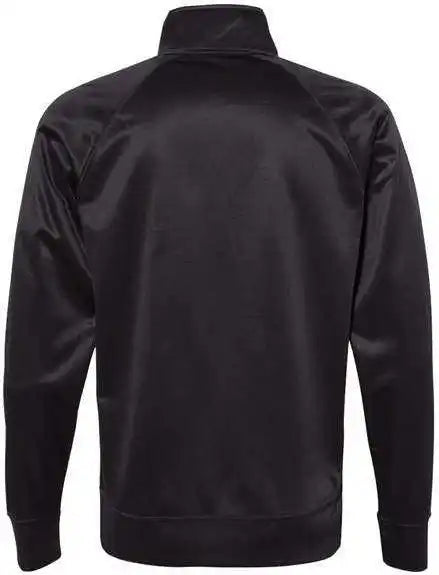 Independent Trading co Exp70ptz Unisex Lightweight Poly Tech Full Zip Track Jacket Black