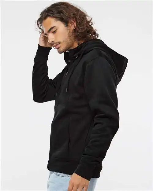 Independent Trading Co. Exp80ptz Poly-tech Full-zip Hooded Sweatshirt