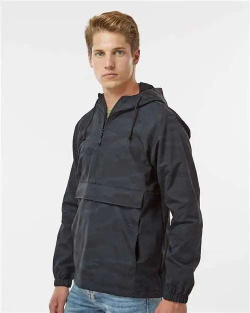 Independent Trading Co. Exp94naw Nylon Anorak - Black Camo
