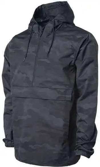 Independent Trading co Exp94naw Nylon Anorak - Black Camo