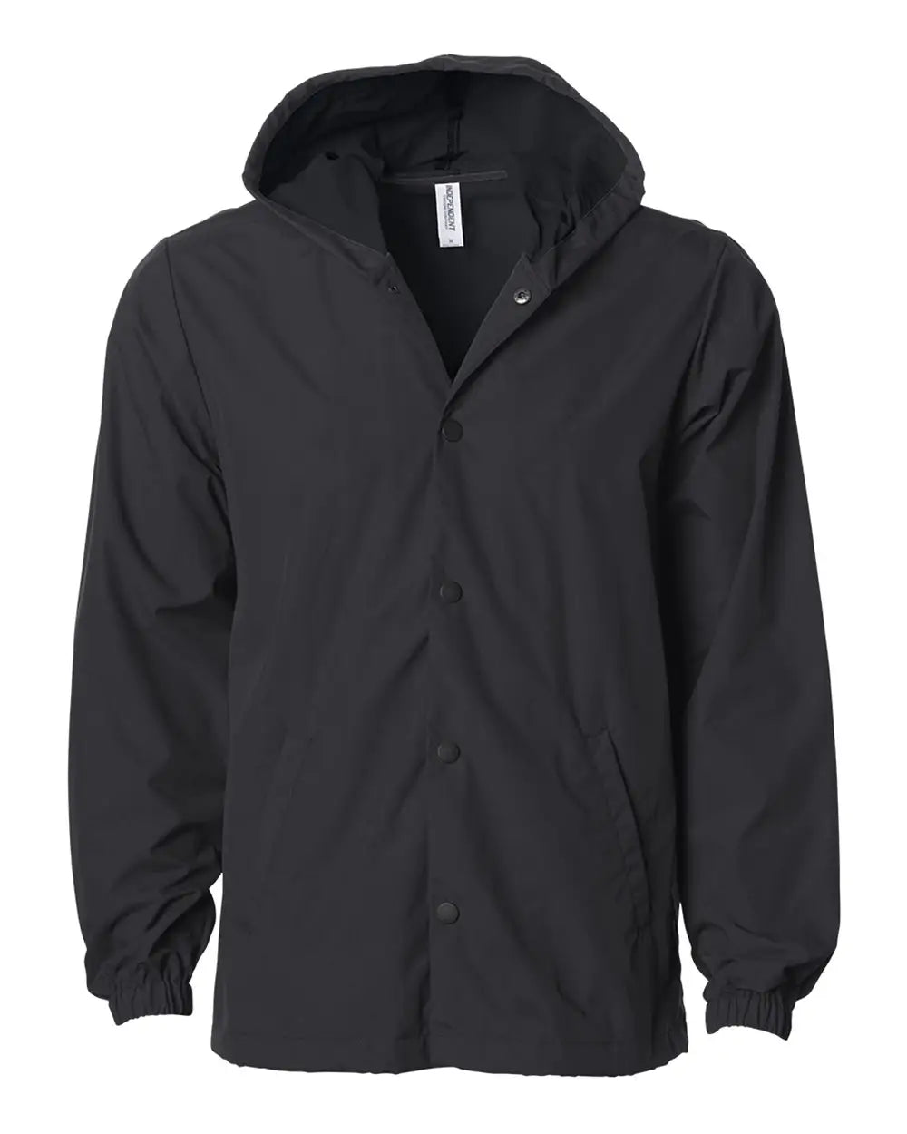 Independent Trading Co. Exp95nb Water-resistant Hooded Windbreaker - Black - Xs