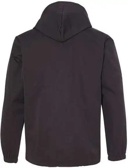 Independent Trading co Exp95nb Water-resistant Hooded Windbreaker - Black
