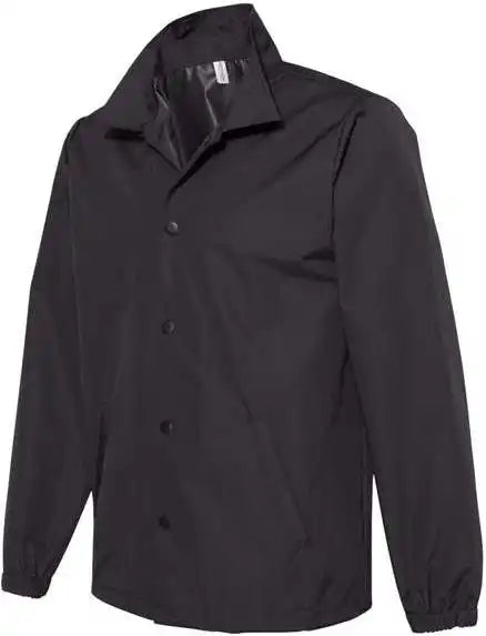 Independent Trading co Exp99cnb Water-resistant Windbreaker Coachs Jacket - Black