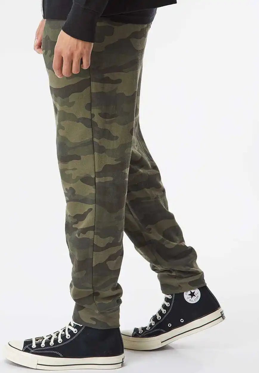 Independent Trading co Ind20pnt Midweight Fleece Pants - Forest Camo