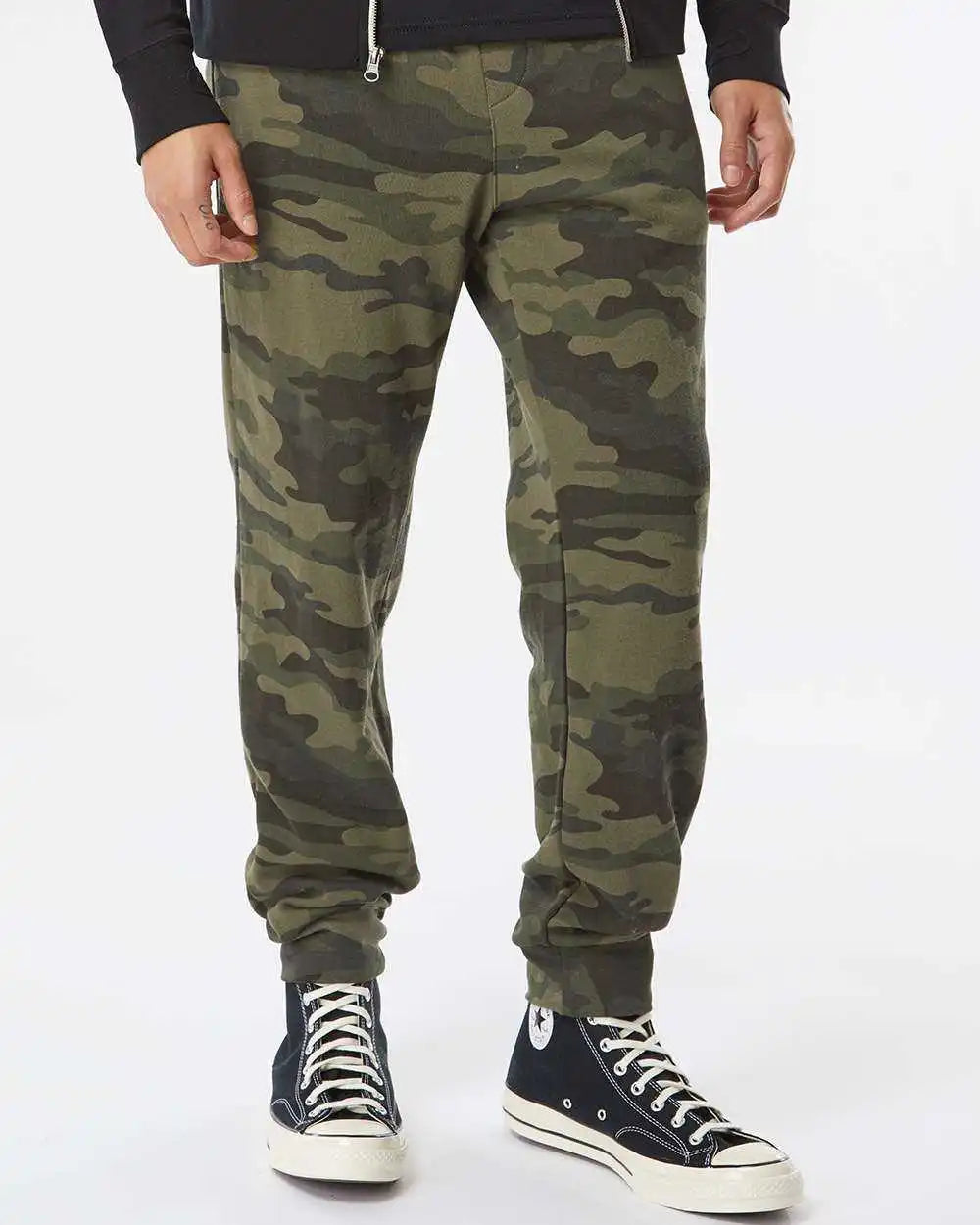 Independent Trading co Ind20pnt Midweight Fleece Pants - Forest Camo