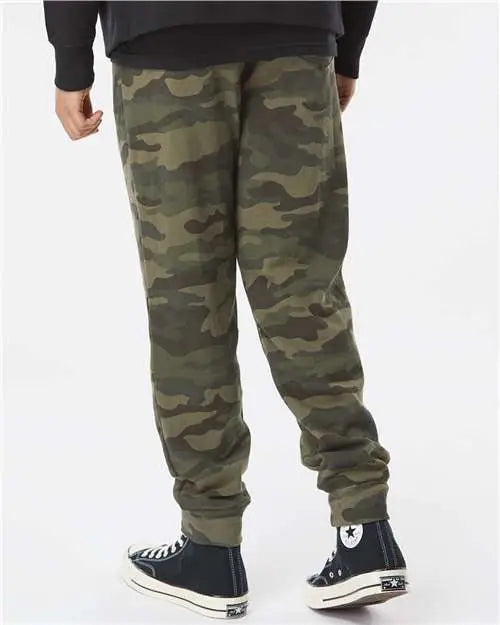 Independent Trading Co. Ind20pnt Midweight Fleece Pants - Forest Camo