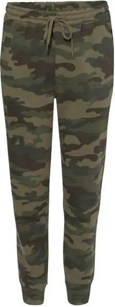 Independent Trading co Ind20pnt Midweight Fleece Pants - Forest Camo