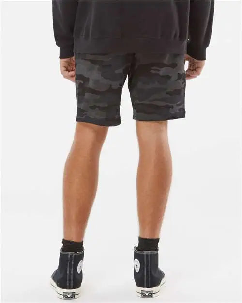 Independent Trading Co. Ind20set Midweight Fleece Shorts - Ind20srt - Black Camo
