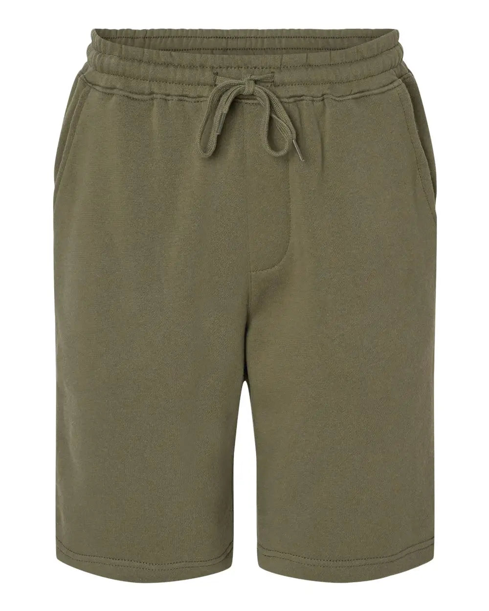Independent Trading Co. Ind20set Midweight Fleece Shorts - Ind20srt - Army - Adult Xs