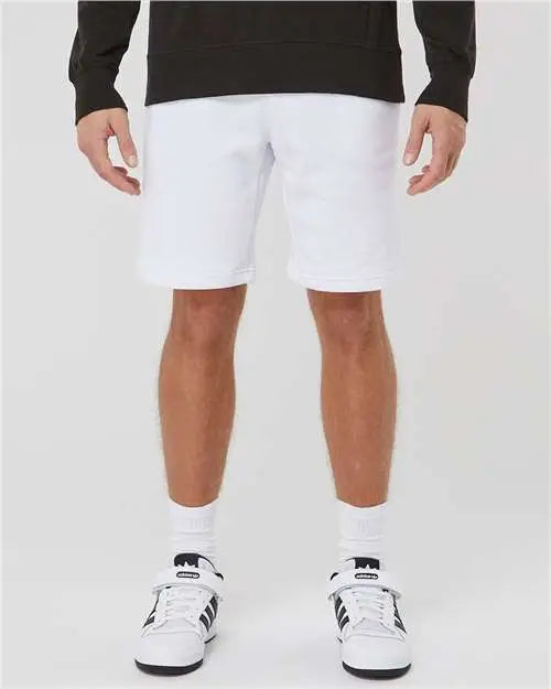 Independent Trading Co. Ind20set Midweight Fleece Shorts - Ind20srt - White