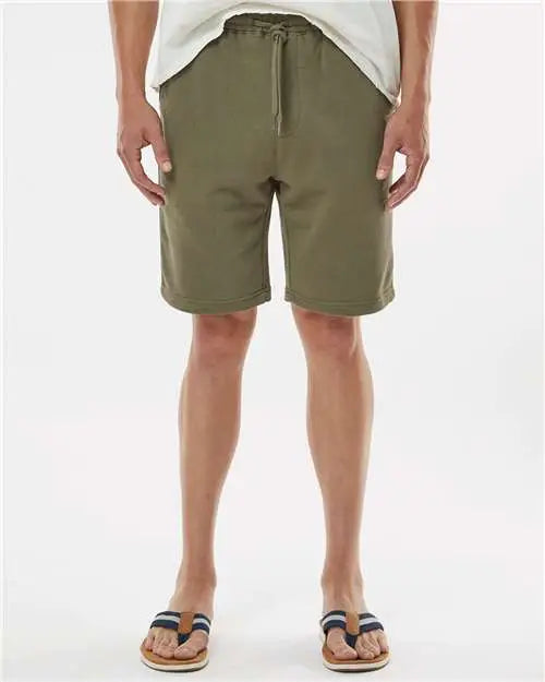 Independent Trading Co. Ind20set Midweight Fleece Shorts - Ind20srt - Army