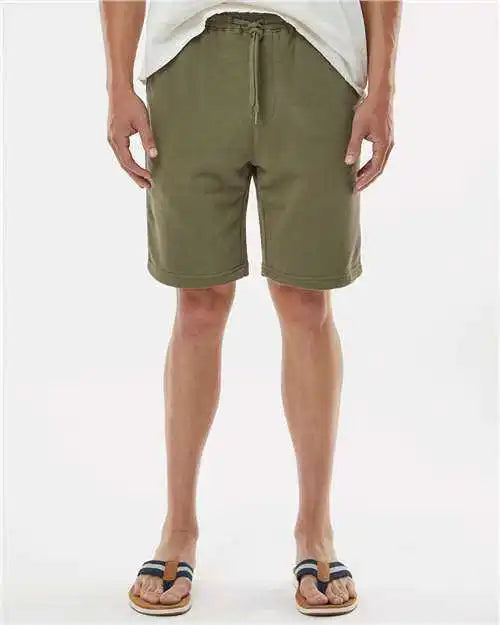 Independent Trading co Ind20srt Midweight Fleece Shorts - Army