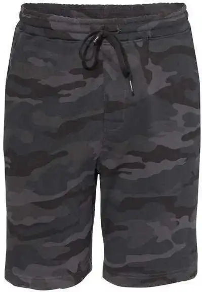 Independent Trading co Ind20srt Midweight Fleece Shorts - Black Camo