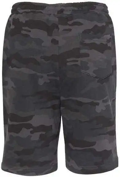 Independent Trading co Ind20srt Midweight Fleece Shorts Black Camo