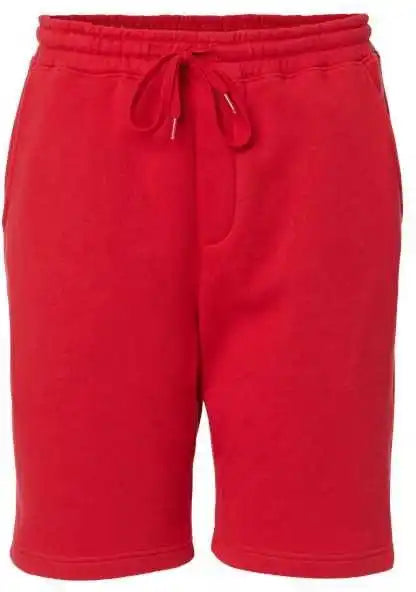 Independent Trading co Ind20srt Midweight Fleece Shorts - Red