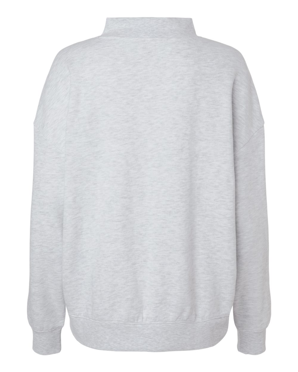 Independent Trading Co. Ind280mock Women’s Midweight Mockneck Sweatshirt - Ash Heather