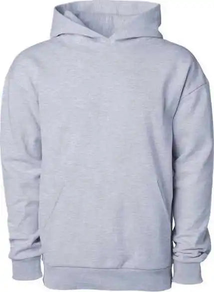 Independent Trading co Ind280sl Avenue Pullover Hooded Sweatshirt Gray Heather