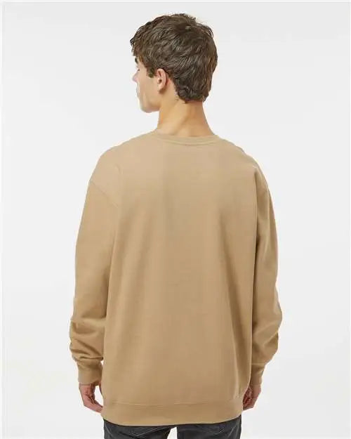 Independent Trading Co. Ind3000 Heavyweight Crewneck Sweatshirt - Sandstone