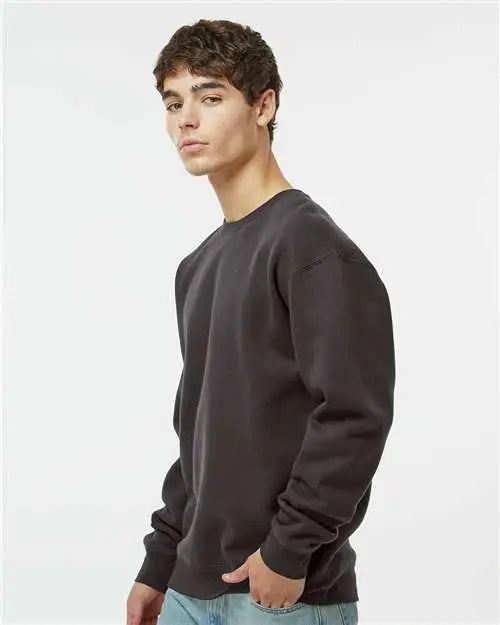 Independent Trading Co. Ind3000 Heavyweight Crewneck Sweatshirt - Asphalt