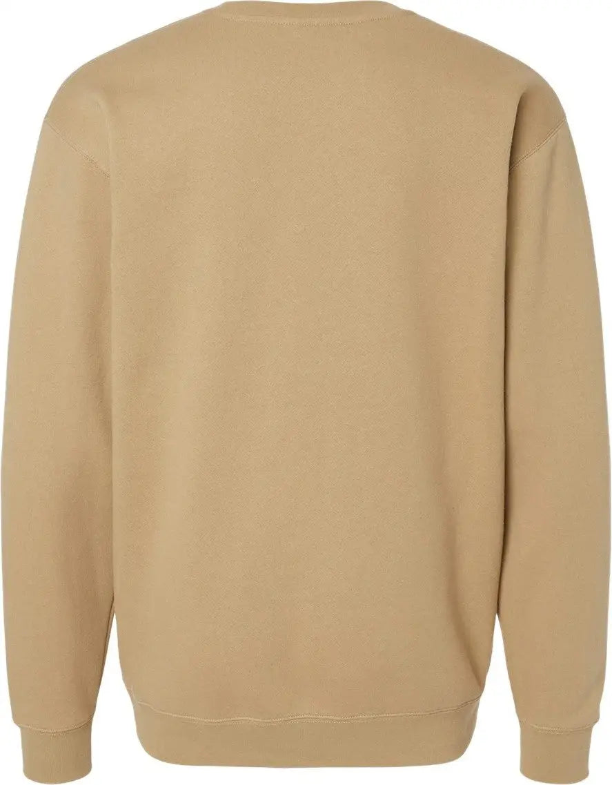 Independent Trading Co. Ind3000 Heavyweight Crewneck Sweatshirt - Sandstone