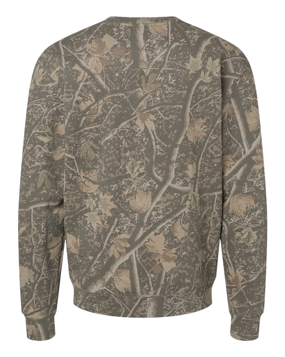 Independent Trading Co. Ind3000 Heavyweight Crewneck Sweatshirt - Deadwood Tree Camo