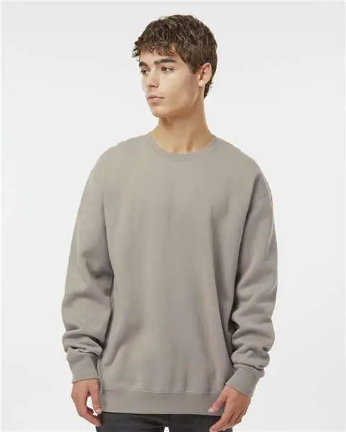 Independent Trading Co. Ind3000 Heavyweight Crewneck Sweatshirt - Cement