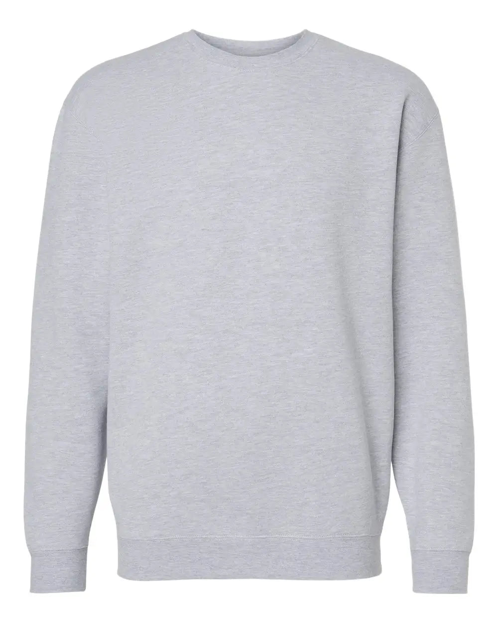 Independent Trading Co. Ind3000 Heavyweight Crewneck Sweatshirt - Grey Heather - Gray / Xs