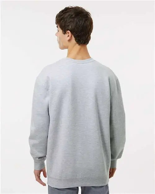 Independent Trading Co. Ind3000 Heavyweight Crewneck Sweatshirt - Grey Heather