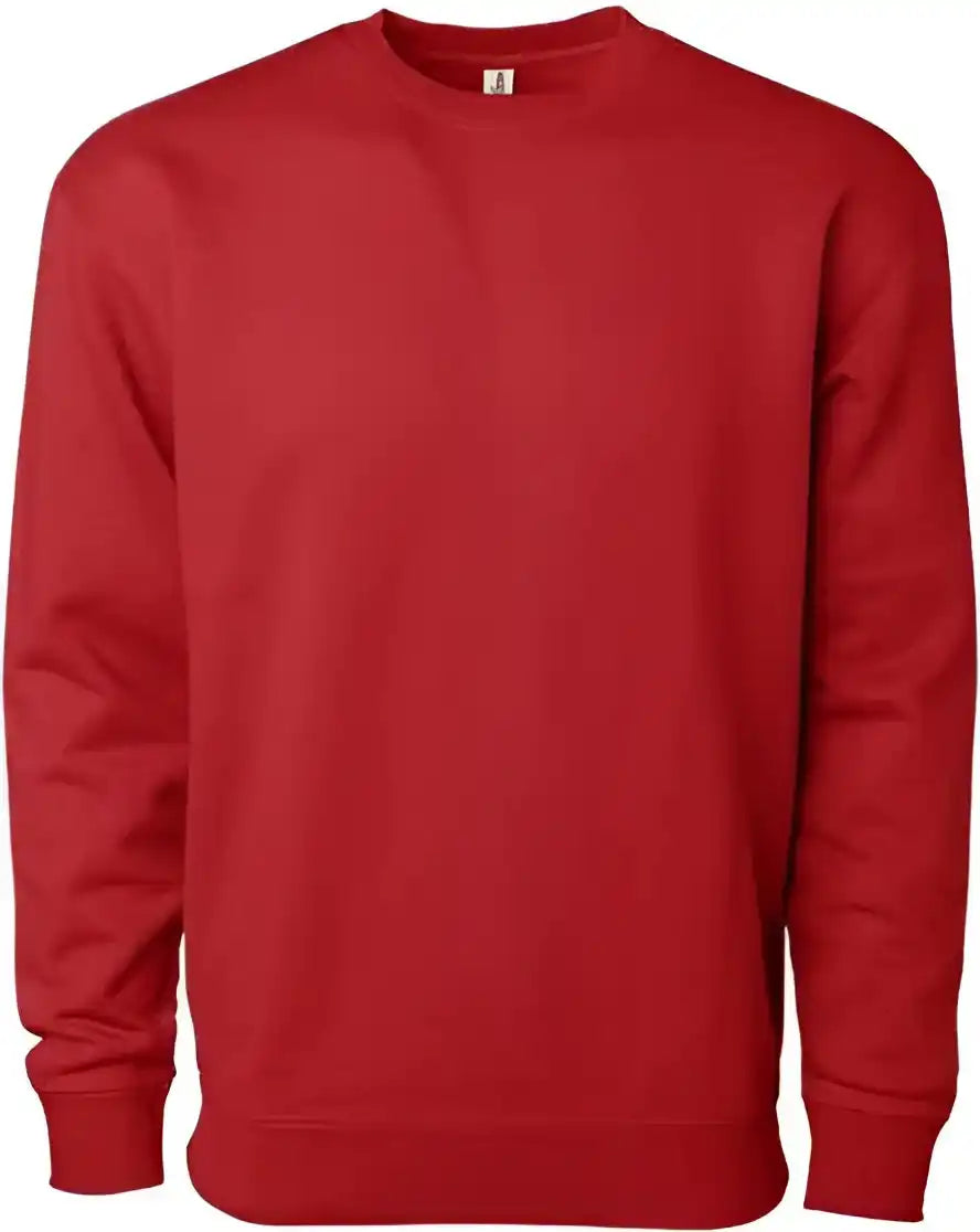 Independent Trading co Ind3000 Heavyweight Crewneck Sweatshirt - Red