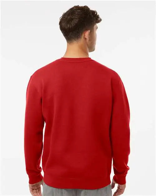 Independent Trading Co. Ind3000 Heavyweight Crewneck Sweatshirt - Red